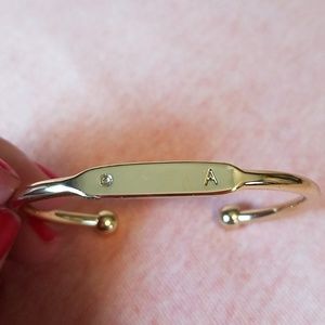 🍉Gold letter A bracelet